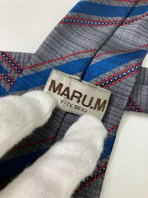MARU.M/ネクタイ/ファッション雑貨/グレー
