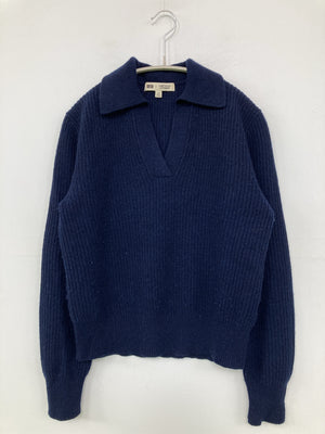 UNIQLO/ユニクロ/ニット/セーター/トップス/ネイビー/M