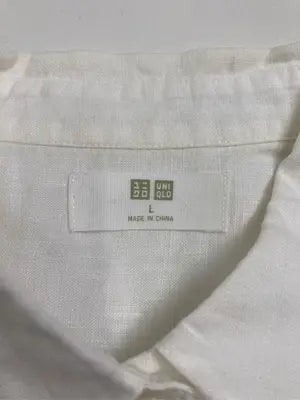 UNIQLO/ユニクロ/シャツ/ブラウス/トップス/ホワイト/L