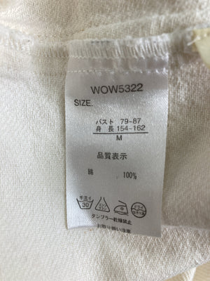 flower/フラワー/ジャンパースカート/ワンピース/ドレス/アイボリー/M