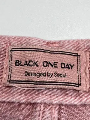 BLACK ONE DAY/ブラックワンデイ/デニムパンツ/パンツ/ピンク/F