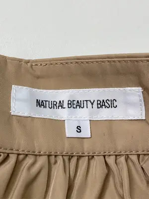 NATURAL BEAUTY BASIC/ナチュラルビューティーベーシック/ロングスカート/スカート/ベージュ/S