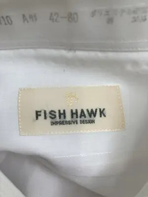 Fish Hawk/ビジネスシャツ/トップス/ホワイト/42-80