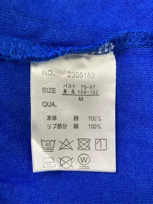 Attitude makes style!/アティチュードメイクススタイル/Tシャツ/カットソー/トップス/ブルー/M