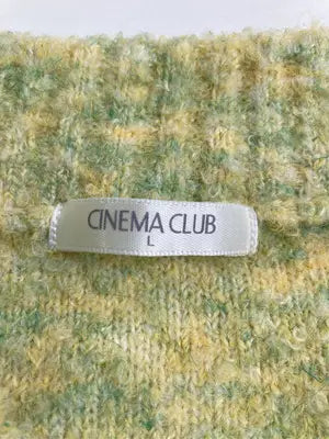CINEMA CLUB/シネマクラブ/ニット/セーター/トップス/イエロー/L