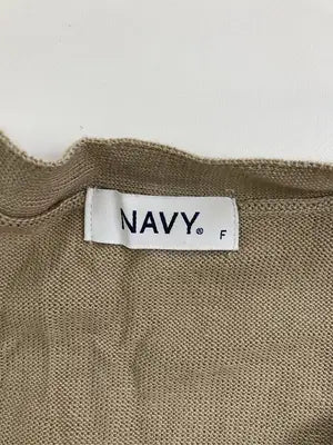 NAVY/ネイビー/カーディガン/ボレロ/トップス/ベージュ/F