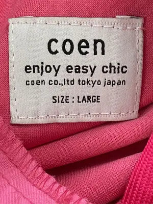 coen/コーエン/その他パンツ/パンツ/ピンク/LARGE