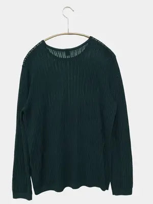 UNIQLO/ユニクロ/ニット/セーター/トップス/グリーン/L