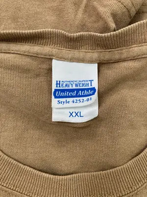 United Athle/ユナイテッドアスレ/Tシャツ/カットソー/トップス/ブラウン/XXL