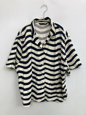 marimekko/マリメッコ/シャツ/ブラウス/トップス/ネイビー/XL
