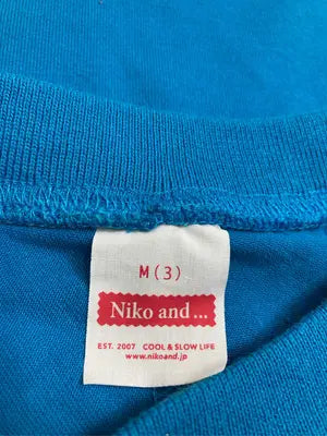 niko and .../ニコアンド/Tシャツ/カットソー/トップス/ブルー/M（3）