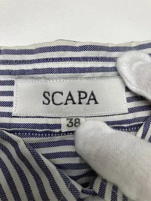SCAPA/シャツ/ブラウス/トップス/ブルー/38
