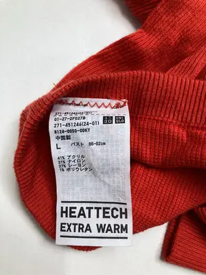 UNIQLO/ユニクロ/ニット/セーター/トップス/レッド/L   バスト86-92cm