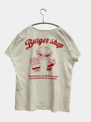 Lunedi/Tシャツ/カットソー/トップス/ホワイト/M
