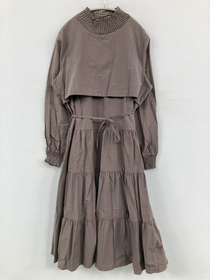 Jewelobe/ジュエロブ/シャツワンピース/ワンピース/ドレス/グレー/F