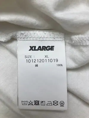 XLARGE/エクストララージ/Tシャツ/カットソー/トップス/ホワイト/XL