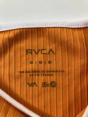 RVCA/ルーカ/Tシャツ/カットソー/トップス/オレンジ/M