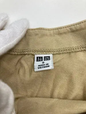 UNIQLO/ユニクロ/Tシャツ/カットソー/トップス/ベージュ/S