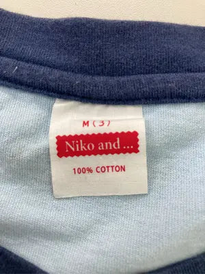 niko and .../ニコアンド/Tシャツ/カットソー/トップス/スカイブルー/M