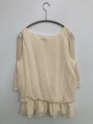 Sorridere/ソリデーレ/Tシャツ/カットソー/トップス/アイボリー/L  バスト76～94　身長154～162