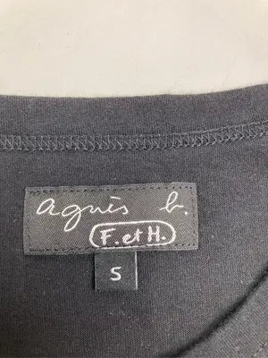 agnès b./アニエスベー/Tシャツ/カットソー/トップス/ブラック/S