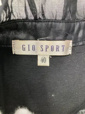 GIO SPORT/ジオスポーツ/Tシャツ/カットソー/トップス/ブラック/40