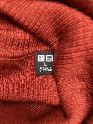 UNIQLO/ユニクロ/ニット/セーター/トップス/レッド/L