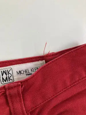 MICHEL KLEIN/ミッシェルクラン/チノパンツ/パンツ/レッド/36