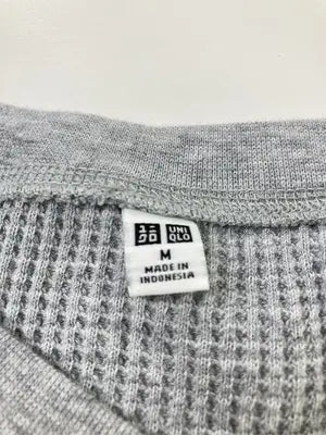 UNIQLO/ユニクロ/ニット/セーター/トップス/グレー/M