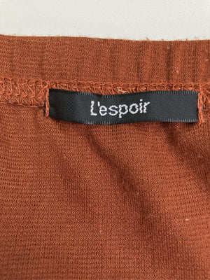 L’espoir/レスポワール/つなぎ/オールインワン/オールインワン・サロペット/ブラウン/3L