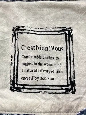 C'estbien! Vous/シャツ/ブラウス/トップス/ネイビー/3L