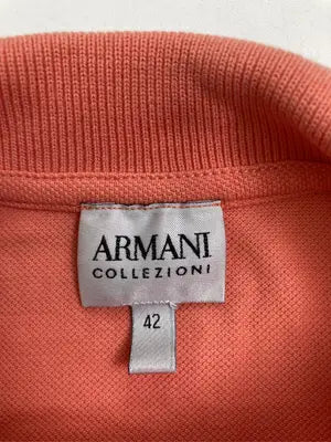 ARMANI/アルマーニ/ポロシャツ/トップス/オレンジ/42
