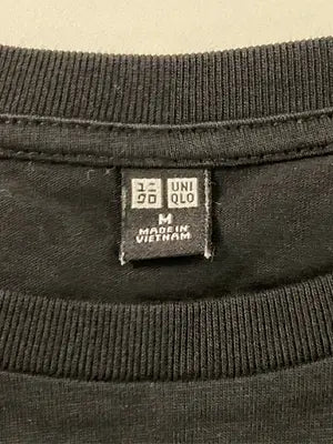 UNIQLO/ユニクロ/Tシャツ/カットソー/トップス/ブラック/M