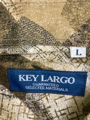 KEY LARGO/シャツ/ブラウス/トップス/ブラウン/L