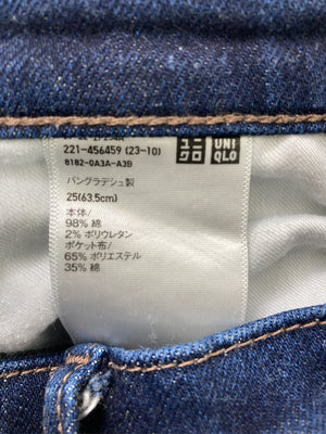 UNIQLO/ユニクロ/デニムパンツ/パンツ/ネイビー/25