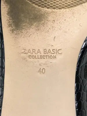 ZARA BASIC/ザラベーシック/バレエシューズ/シューズ/ブラック/40