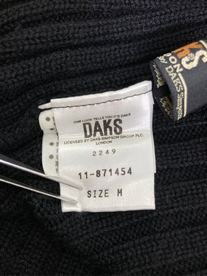 DAKS/ダックス/ニット/セーター/トップス/ブラック/M