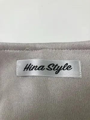 Hina Style/ノーカラーコート/ジャケット/アウター/ベージュ/3L