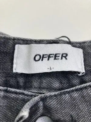 OFFER/デニムパンツ/パンツ/ブラック/L
