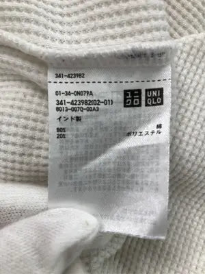 UNIQLO/ユニクロ/Tシャツ/カットソー/トップス/アイボリー/XXL