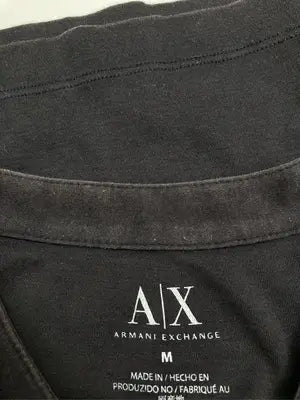 ARMANI EXCHANGE/アルマーニエクスチェンジ/ポロシャツ/トップス/ブラック/M