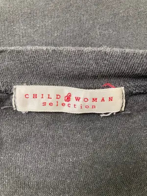CHILD WOMAN/チャイルドウーマン/Tシャツ/カットソー/トップス/ブラック/F