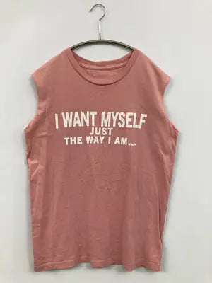 Tシャツ/カットソー/トップス/ピンク/M