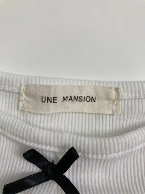 UNE MANSION/ウメマンション/Tシャツ/カットソー/トップス/ホワイト/F