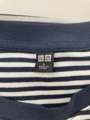 UNIQLO/ユニクロ/Tシャツ/カットソー/トップス/ネイビー/L