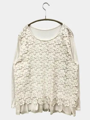 Tシャツ/カットソー/トップス/ホワイト/3L