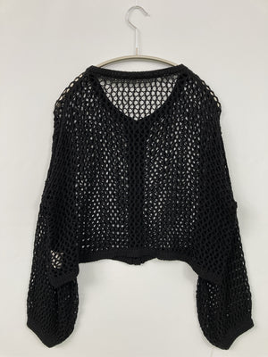 SPRAY PREMIUM/スプレイプレミアム/カーディガン/ボレロ/トップス/ブラック