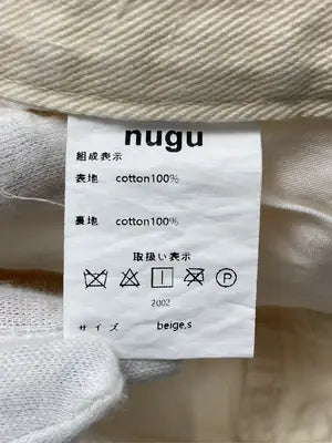 nugu/ヌグ/その他パンツ/パンツ/ベージュ/S
