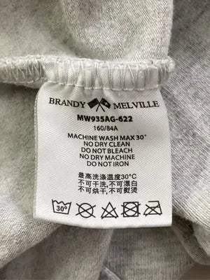 BRANDY MELVILLE/ブランディーメルビル/Tシャツ/カットソー/トップス/グレー/160/84A