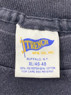 TRENCH/Tシャツ/カットソー/トップス/ブラック/XL